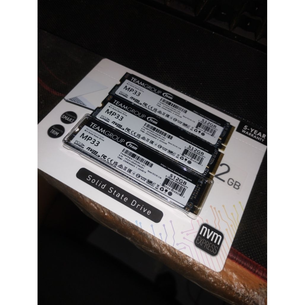 Nvme Team MP33 512Gb