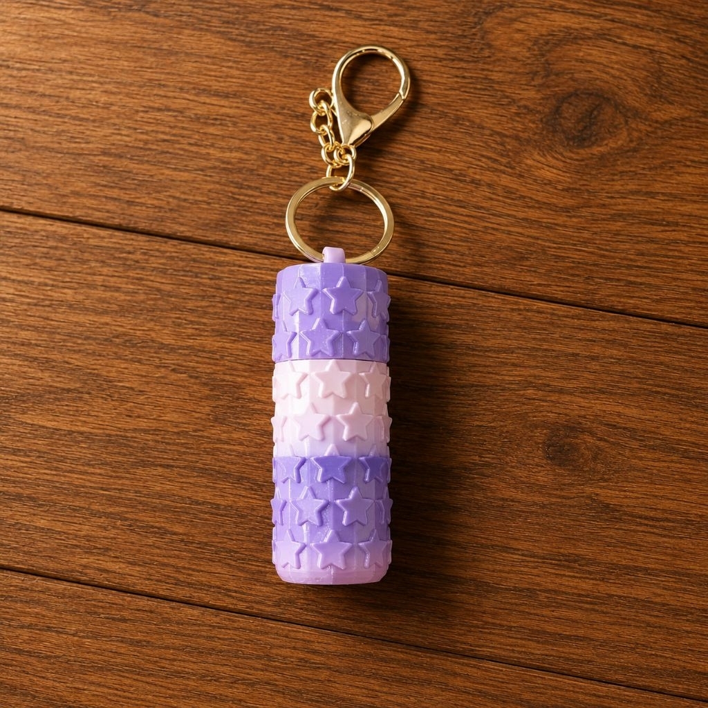 Lipstick Holder Keychain # lipbalm holder keychain # lipbalm case holder