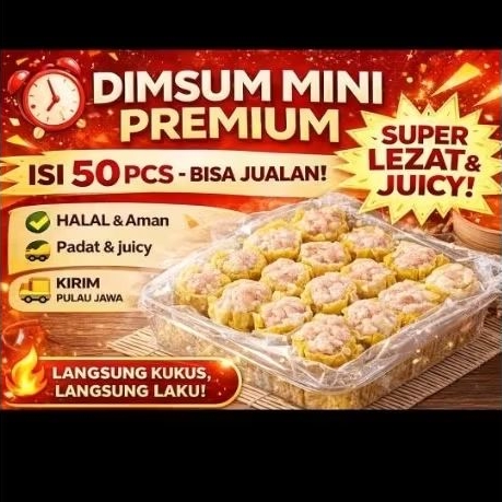 DIMSUM AYAM FULL DAGING ISI 50 PCS BISA COD 