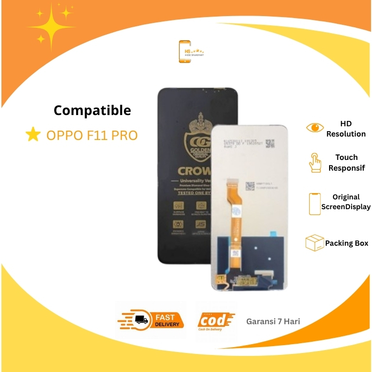COD LCD TOUCHSCREEN OPPO F11 PRO COMPLETE ORIGINAL FULLSET / LCD OPPO F11 PRO