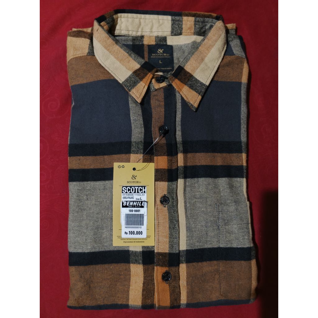 Kemeja Flanel Scotch