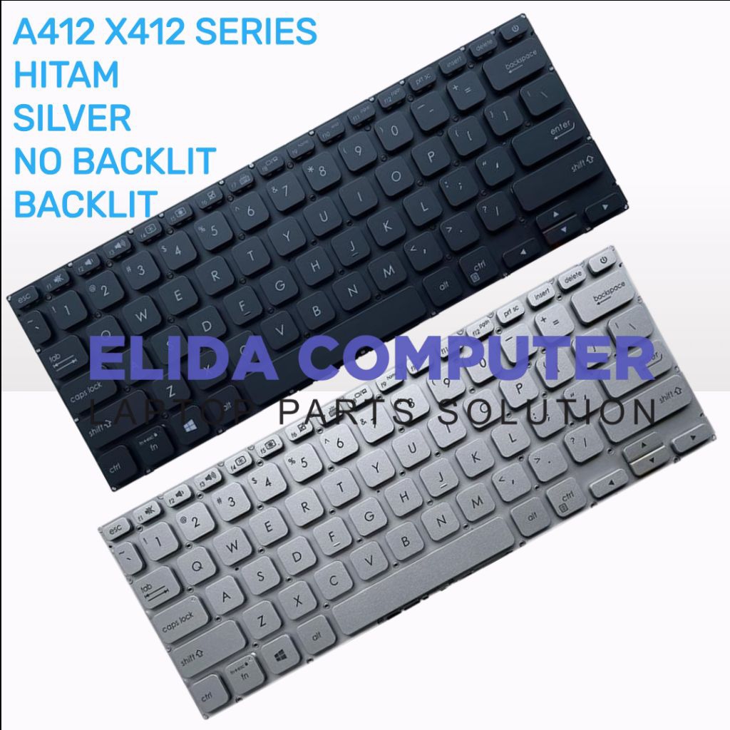 Keyboard Asus Vivobook X412 A412 X412F X412FA X412U A412D A412FL A412DA A412FL X412U X412UB X412UA X