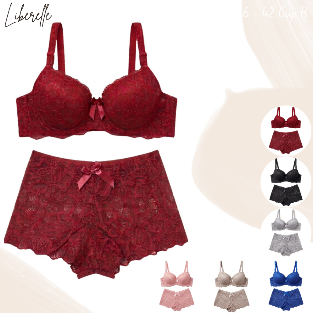 Tara BRA / BH SET + CD Wanita Sexy Premium Quality cup 36B-42B kawat Push Up