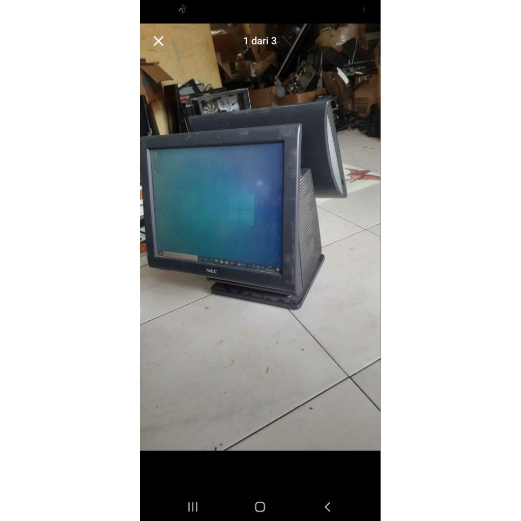pc kasir twin pos dual monitor 2nd normal
