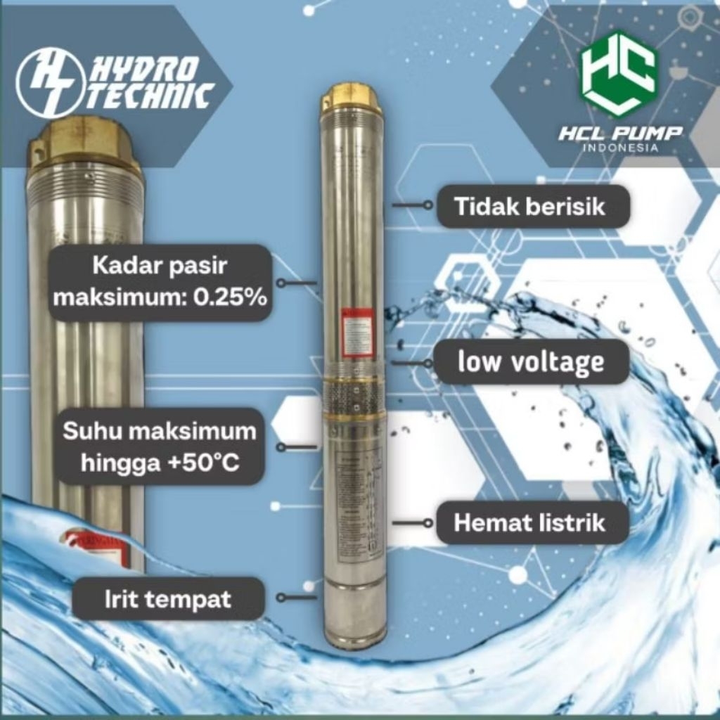 Pompa Submersible HCL casing 3 inchi
