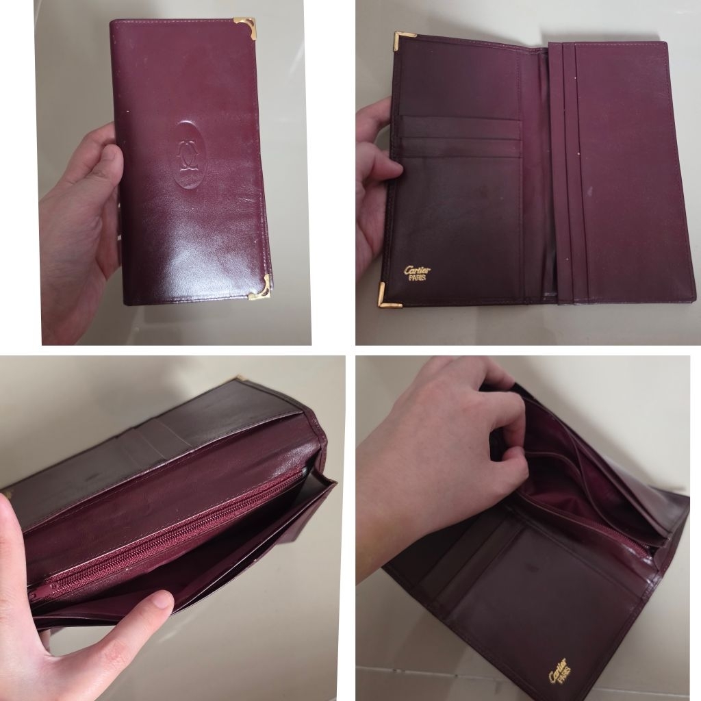 DOMPET PANJANG KULIT ASLI OLD MONEY CARTIER