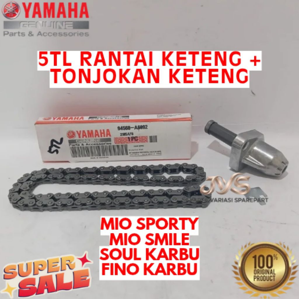RANTAI KETENG + TONJOKAN KETENG KODE 5TL, RANTAI KETENG + TONJOKAN KETENG MIO SPORTY, RANTAI KETENG 