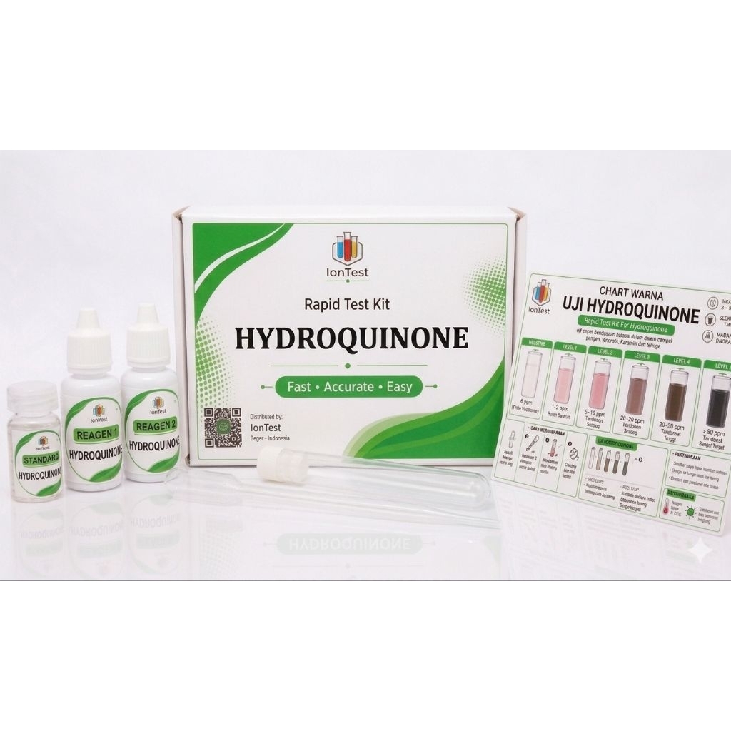 Test Kit Hydroquinone / Hydroquinon / Hidrokuinon