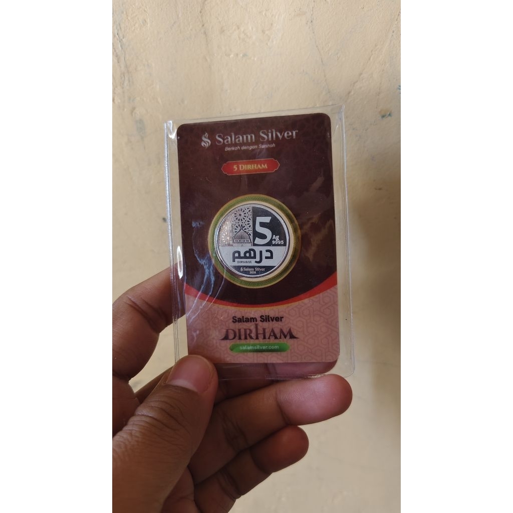 Koin Salam Silver Dirham 1 dan 5 bukan dirham wakala serambi silvergram silverium antam
