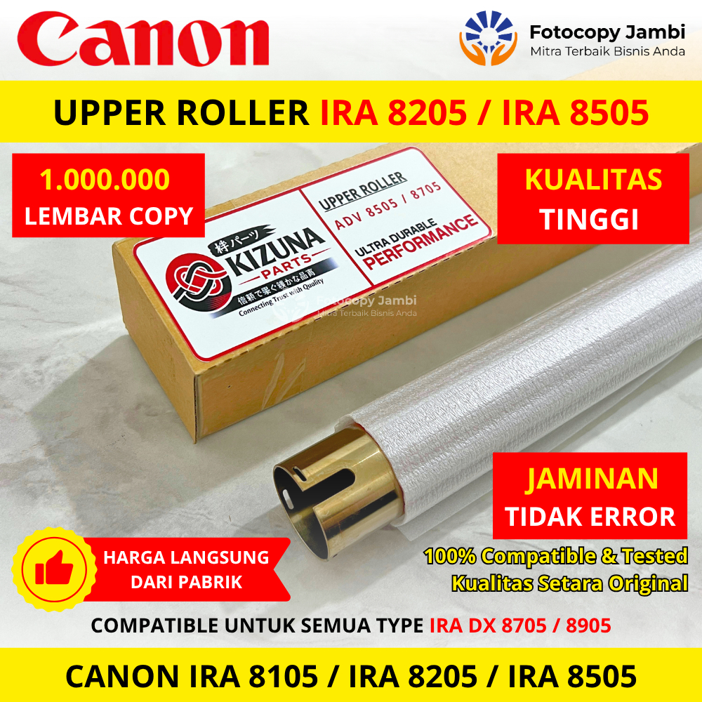 Upper Roller Mesin Fotokopi Canon IRA 8105 / IRA 8205 / IRA 8505 / DX 8705
