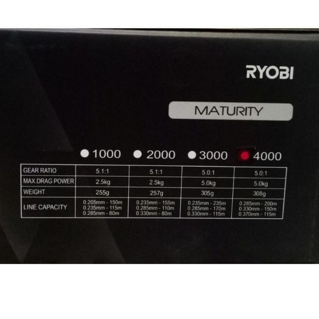 Reel ryobi maturity 4000 (Hanya Reel)