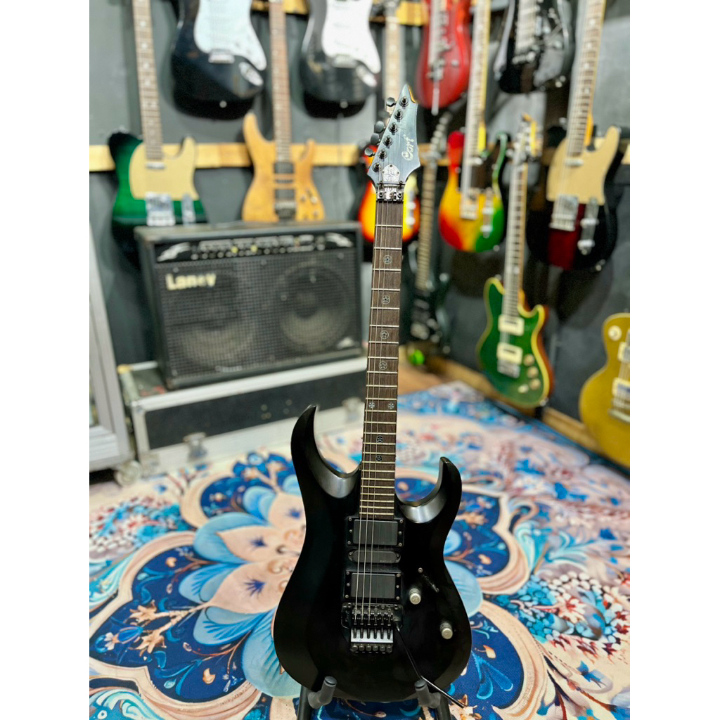 Cort EVL X4 Black Satin  Made In indonesia Tahun 2007