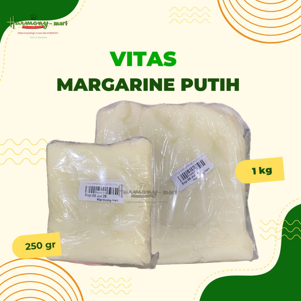 VITAS Margarin Putih - 250gr/1kg