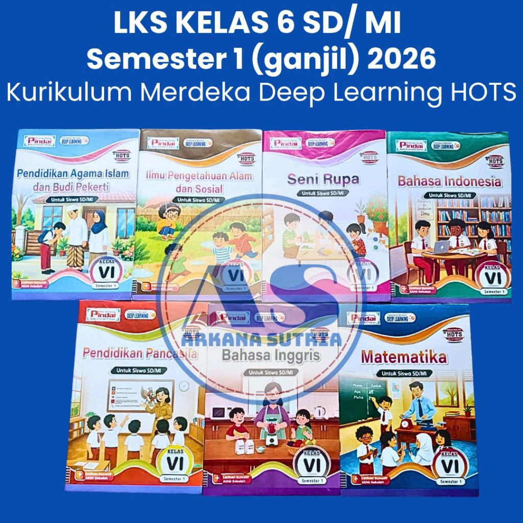 LKS PINDAI KELAS 6 (SEMESTER 1)(K-MERDEKA)(LKS)