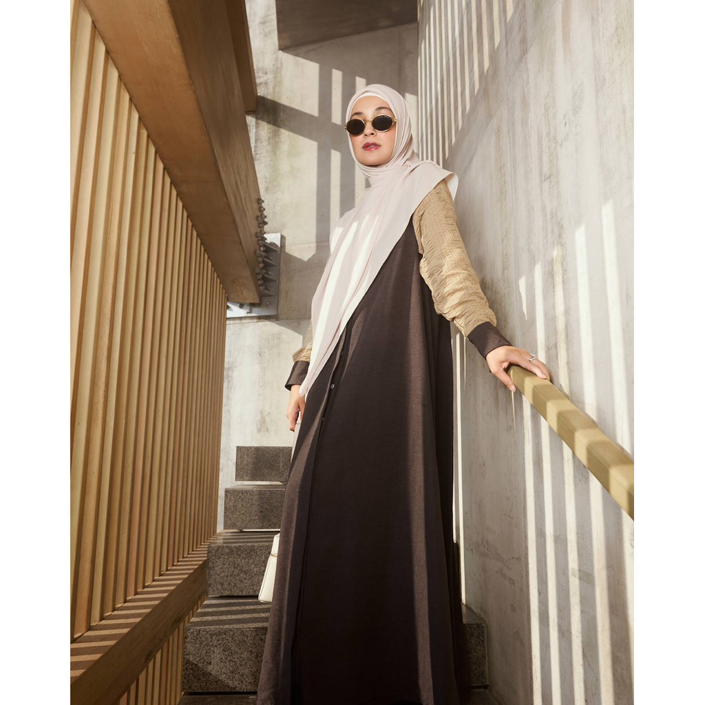 SHI SAFA DRESS BLACK NOURE VOLL.2 SHI X NATASHA RIZKY