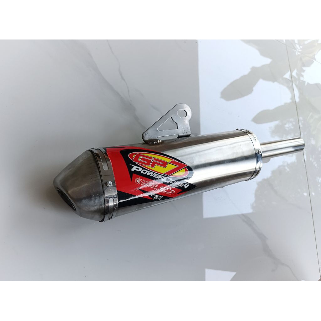 exhaust racing canister for motorcycle 2 stroke gp7 powercore4