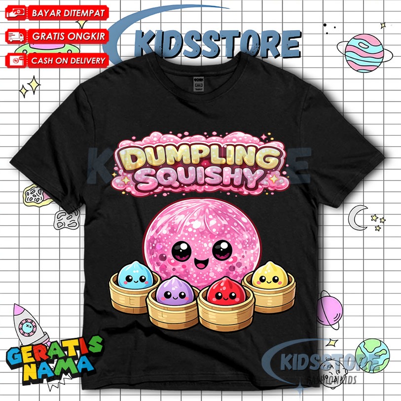 (BISA COD) Kaos Anak Dumpling Squishy KEREN VIRAL - Baju Anak Dumpling Lucu Viral KEREN Fashion Anak