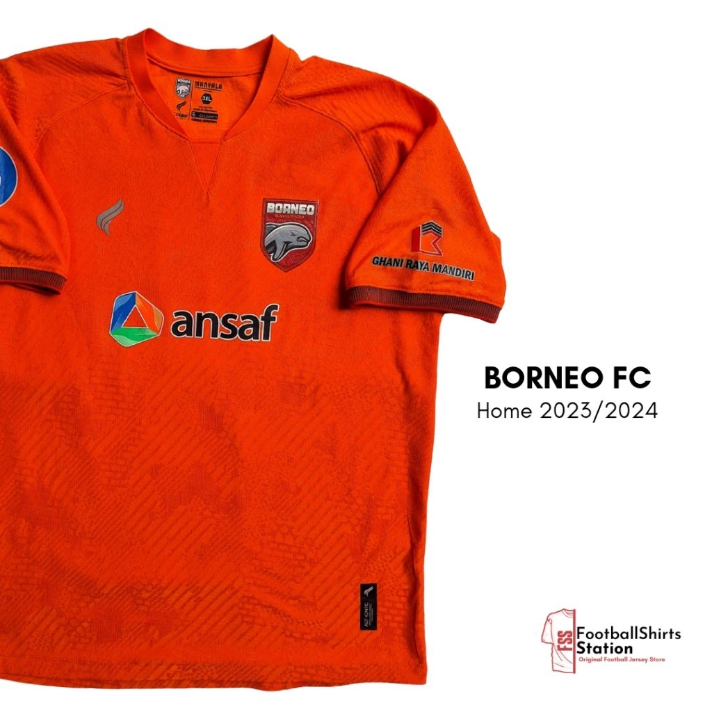 Jersey Borneo FC Home 2023/2024 Player Issue Size XXXL Original Etams
