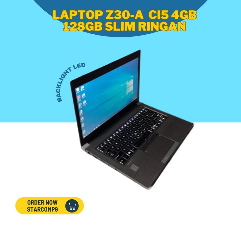 Laptop Toshiba Portege Z-30A Ci5 4GB 128GB Slim Ringan Backlight LED