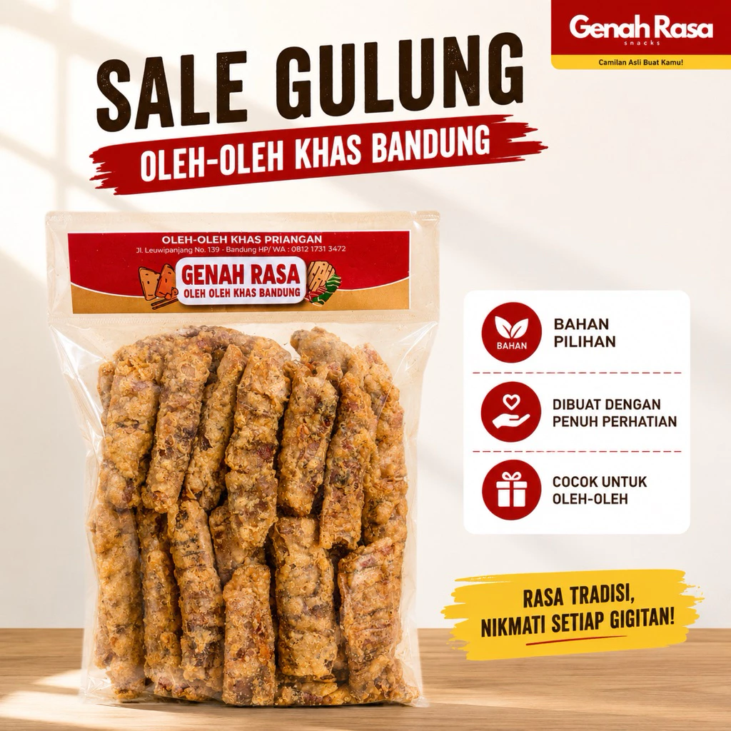 Pisang Sale Gulung Manis 250 g–1 kg