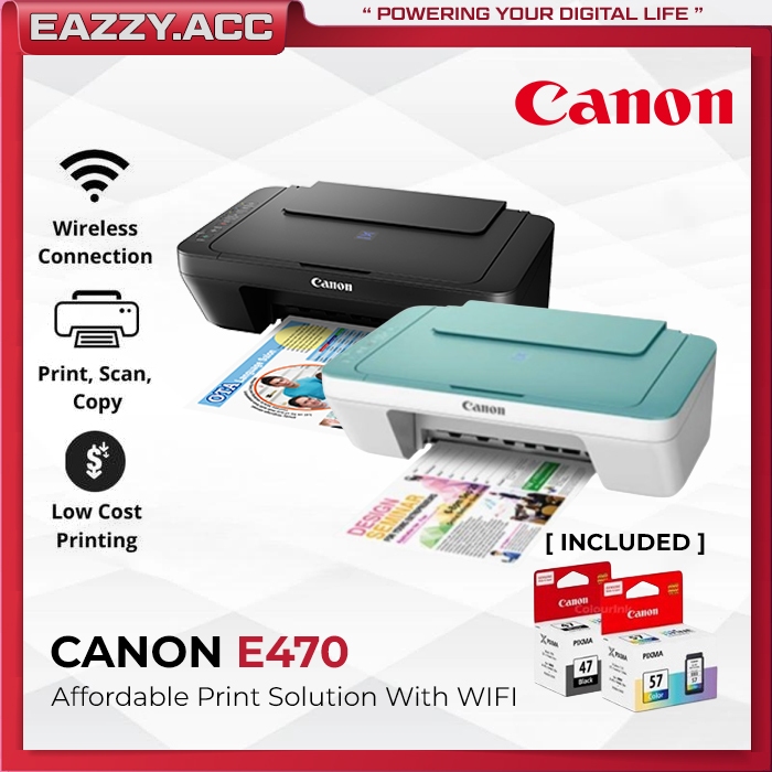 Printer CANON MG2570S Print Scan Copy | CANON E470 Print Scan Copy Wifi