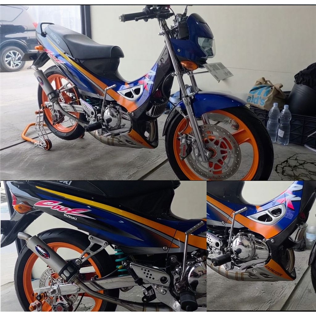 Knalpot ABRT20 Rk Cool Kolong Stainles Original Pabrik ABRT20