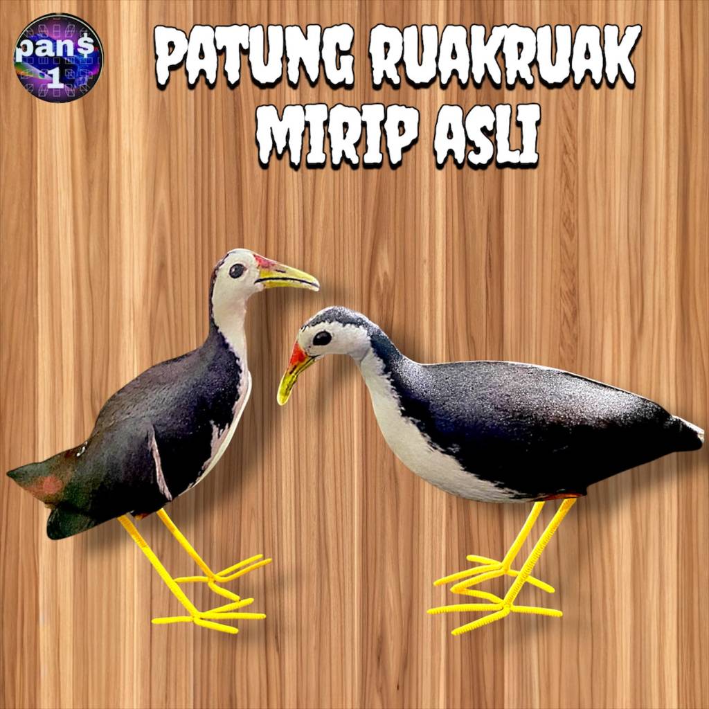 Patung Burung Ruak-Ruak Jontrot Spons