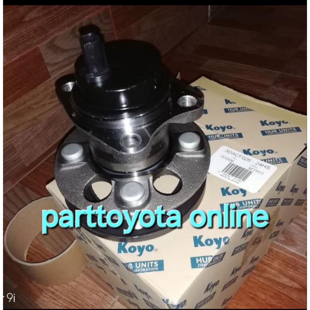 bearing roda belakang yaris bakpao vios gen 2 sensor abs made in japan