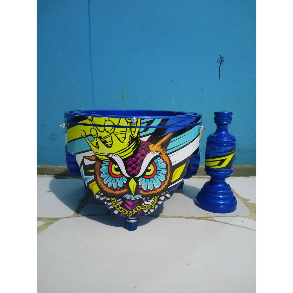 tebok kayu sangkar pleci cat Duco stiker decal