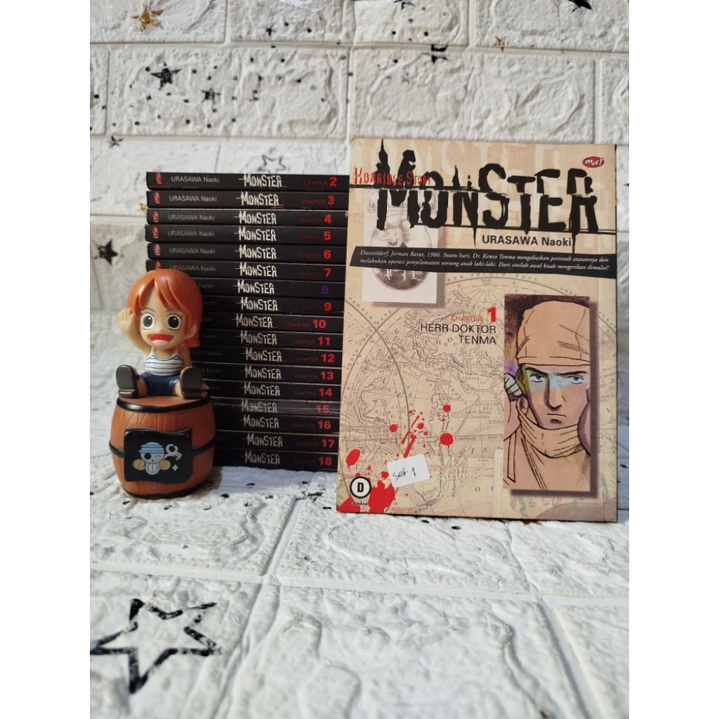 komik monster 1-18 set 1