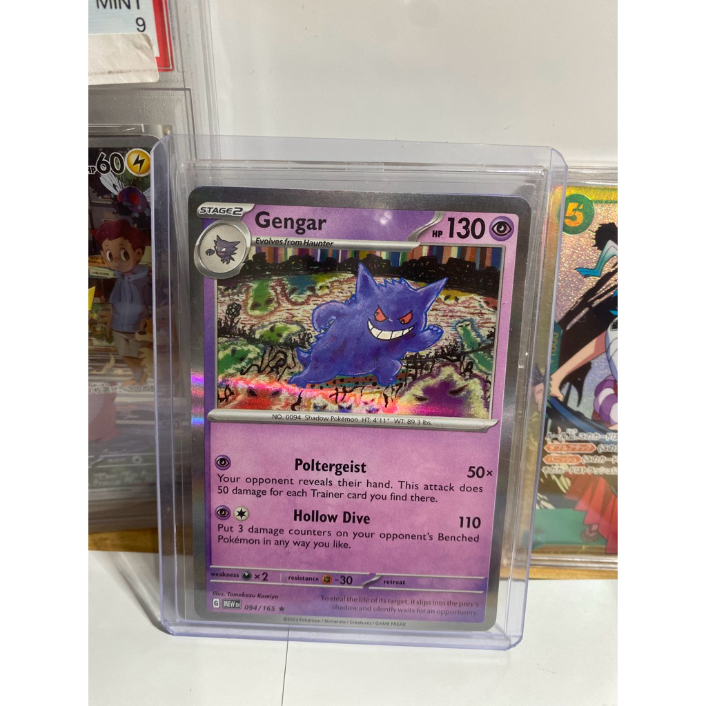 Pokemon Gengar Miring Holo Rare English