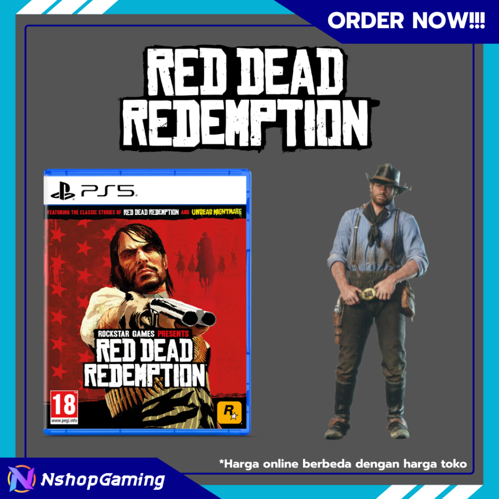 Red Dead Redemption Playstation 5/Kaset Playstation 5