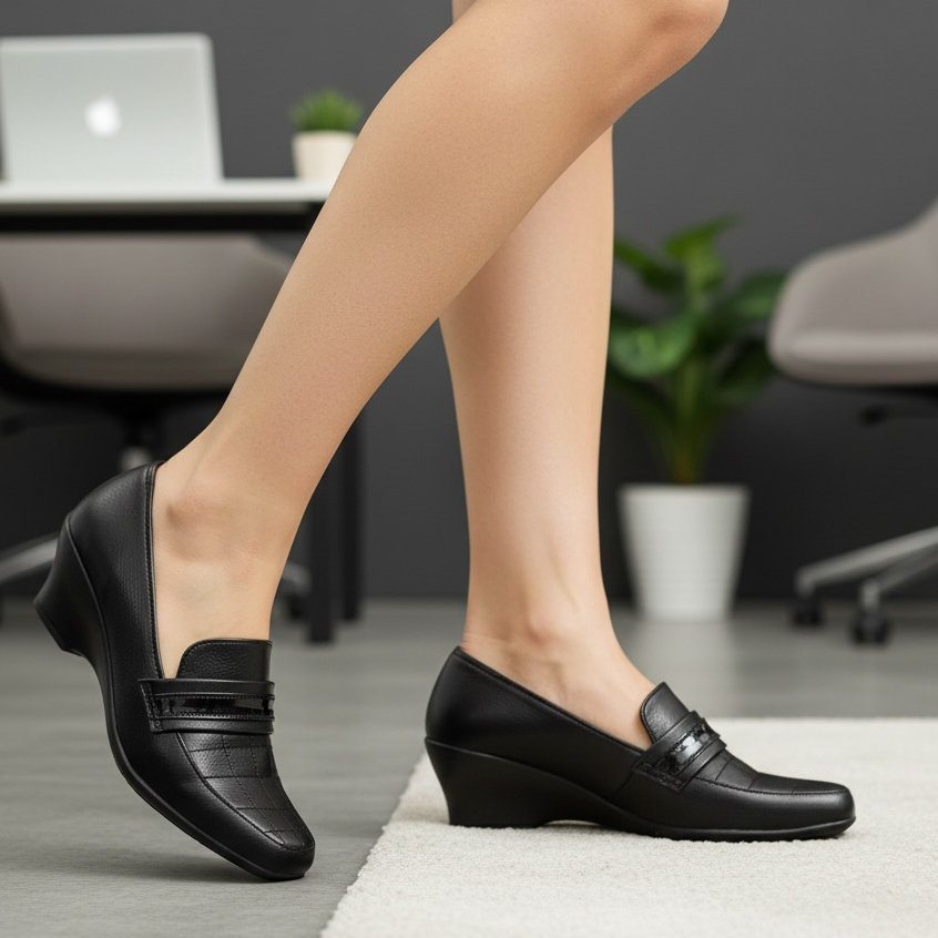 PS feb sepatu pantopel kerja wanita sepatu formal wanita pantofel sepatu kantor heels wanita handmad