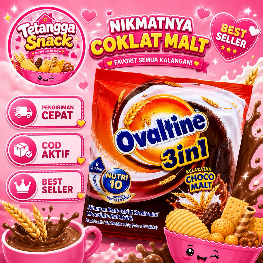 Ovaltine 3in1 Malaysia Thailand / Ovaltine Malaysia / Ovaltine Thailand