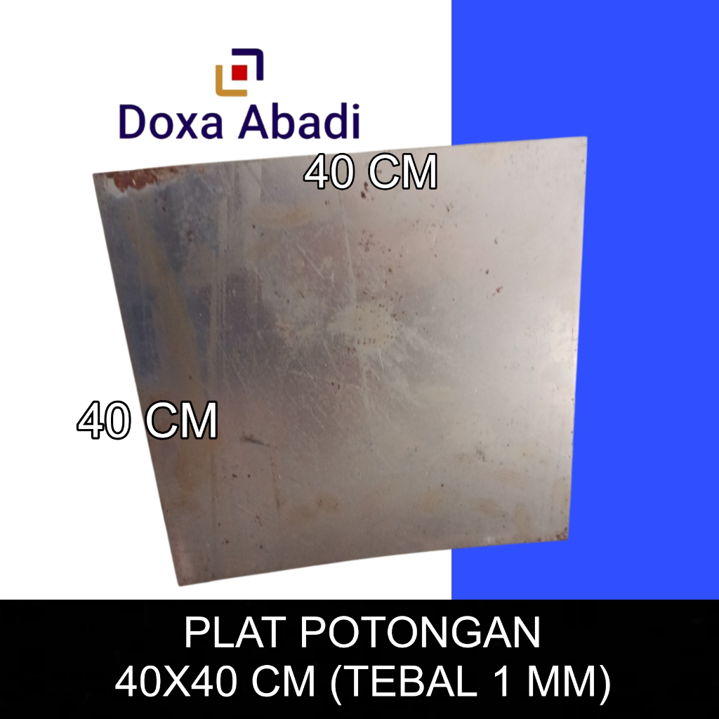 BESI PLAT POTONGAN 40X40 CM TEBAL 1 MM | PLAT BESI POTONGAN 1 MM | PLAT BESI KOTAK 40 CM X 40 CM TEB