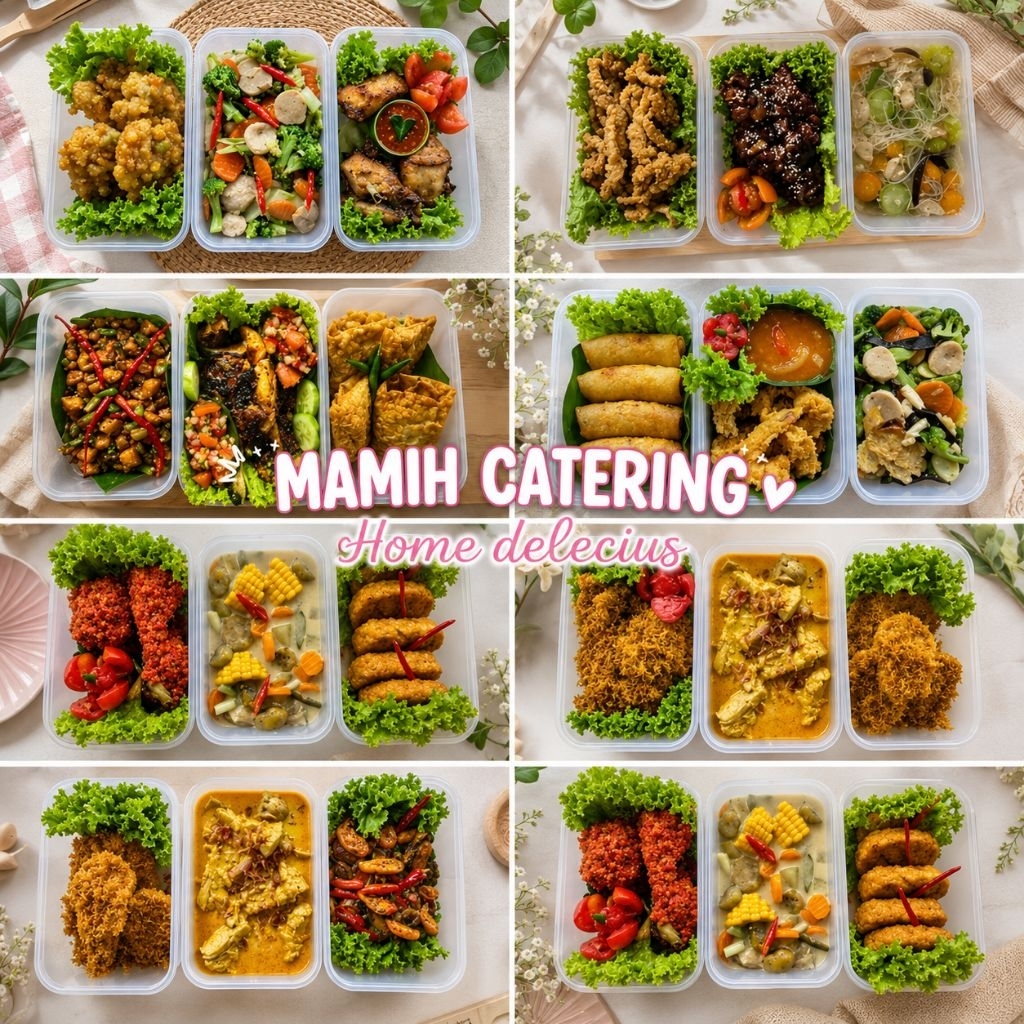PROMO CATERING 14 HARI varian 1 Paket 3 porsi Catering harian/Catering bulanan/Catering mingguan