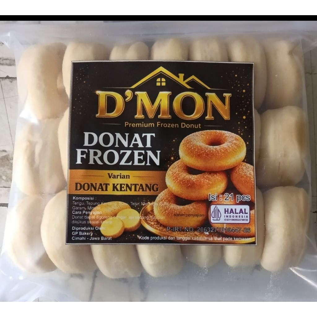 Donat Susu | Donat Kentang | isi 20 | donat Frozen | Frozen donuts