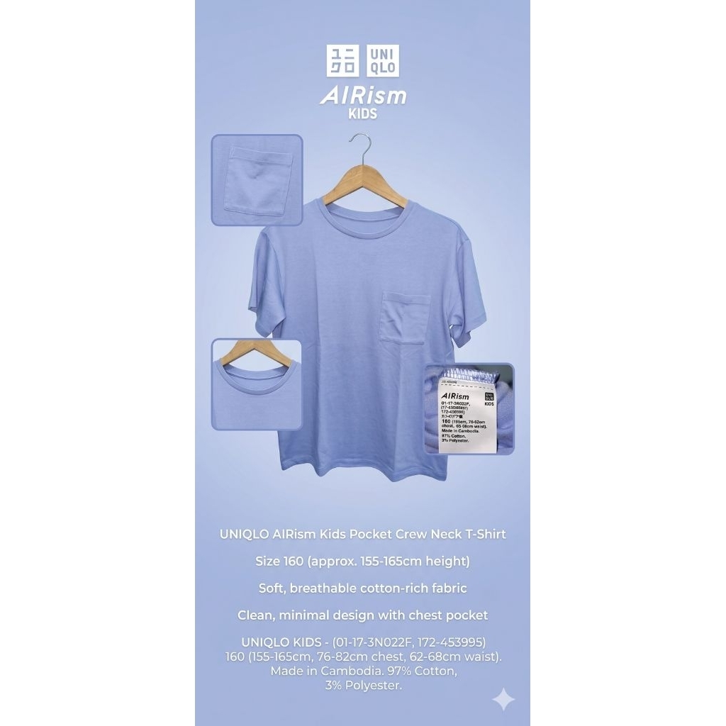 Kaos Uniqlo Airism