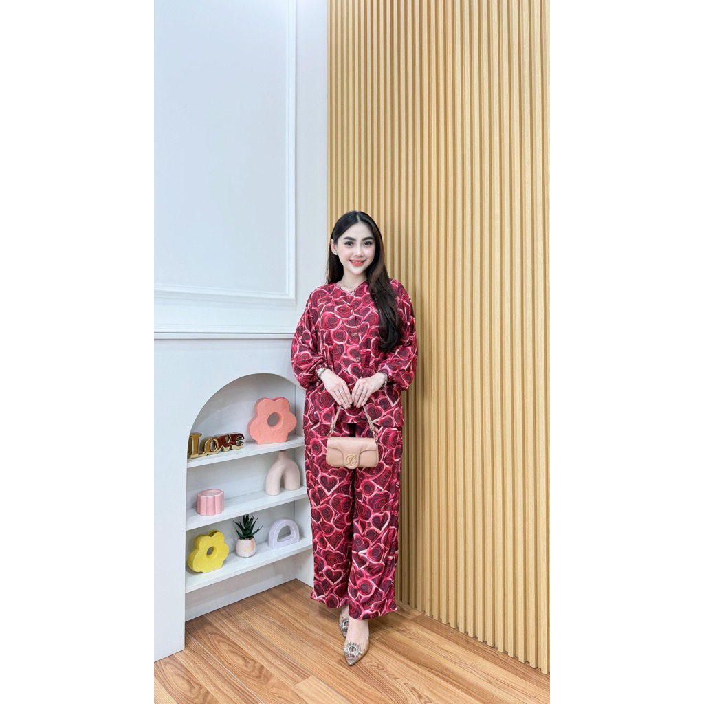 setelan rayon premium FANESSA set VANIA