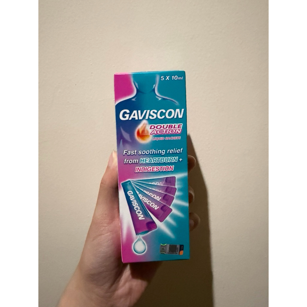 [NEW] Obat Lambung Maag Gaviscon Double Action Liquid Sachet 5x10ml