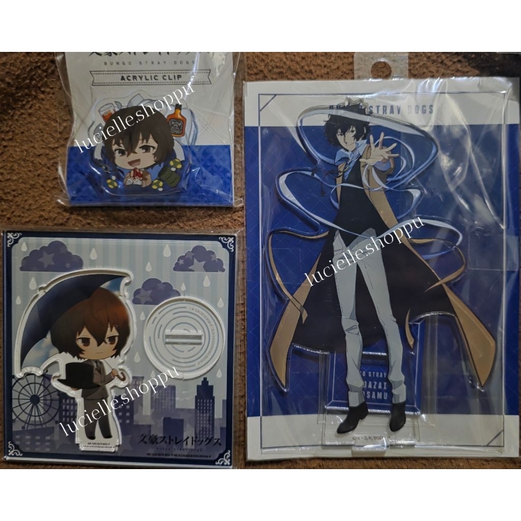 [OFFICIAL, SEALED] Dazai Osamu Bungo Stray Dogs BSD Acrylic Standee Acrylic Clip Official Merch Anim