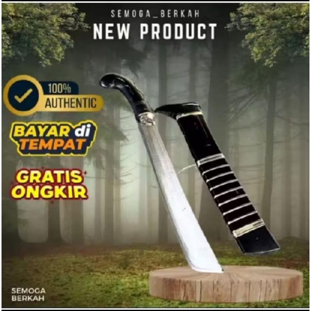 ( GUBUG BILAH ) Asli baja per serbaguna berkebun kopak rawing panjang total  44cm