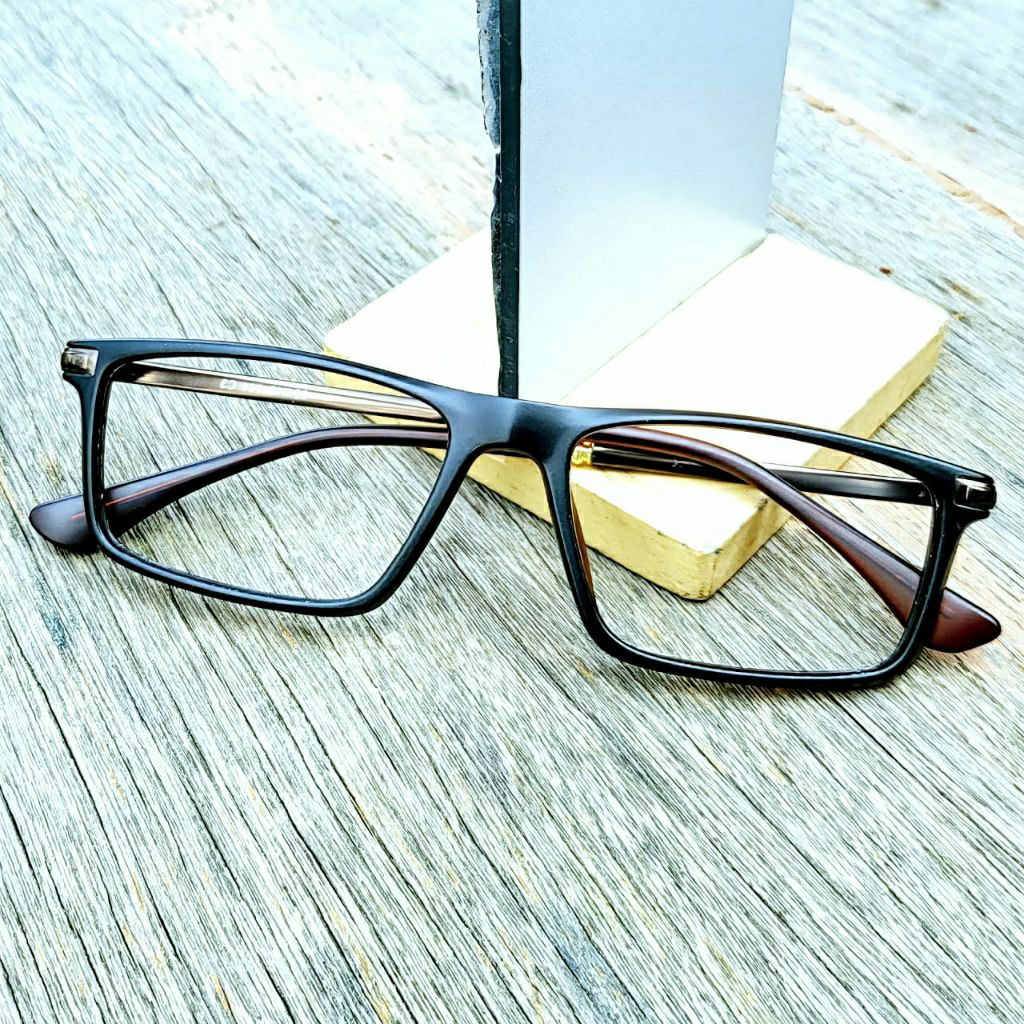 Kacamata Full Baca/Engkel Anti Radiasi Frame Elegan Simple MO154 Photocromic Blueray Bluecromic