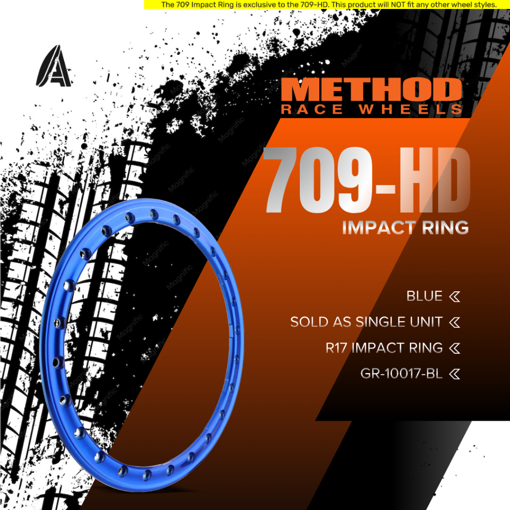 Method Race Wheels Impact Ring 709 (R17 inch) Blue Non-Beadlock GR-10017-BL