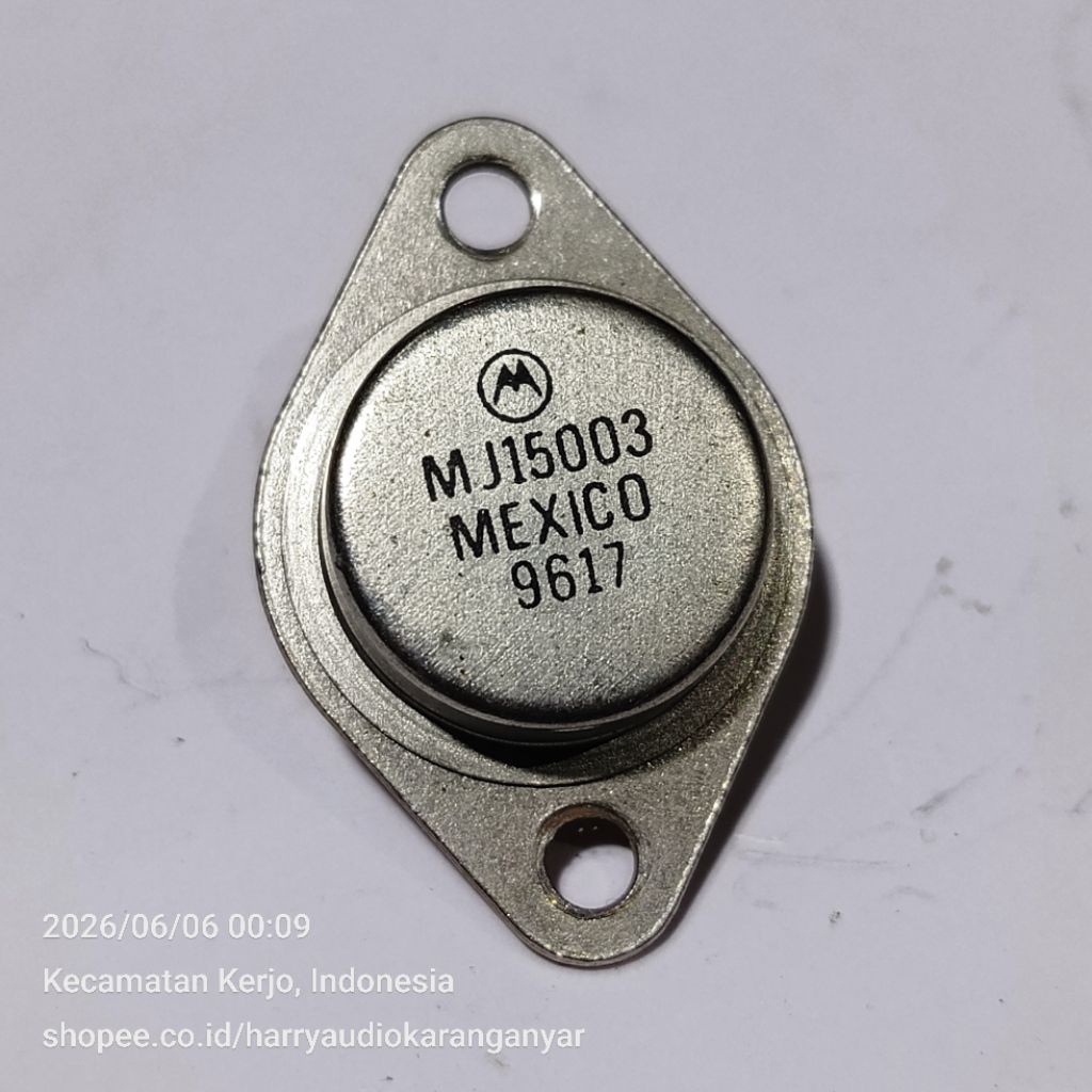 Sepasang Transistor Jengkolan Mexico Motorola – Normal Ori Lepasan