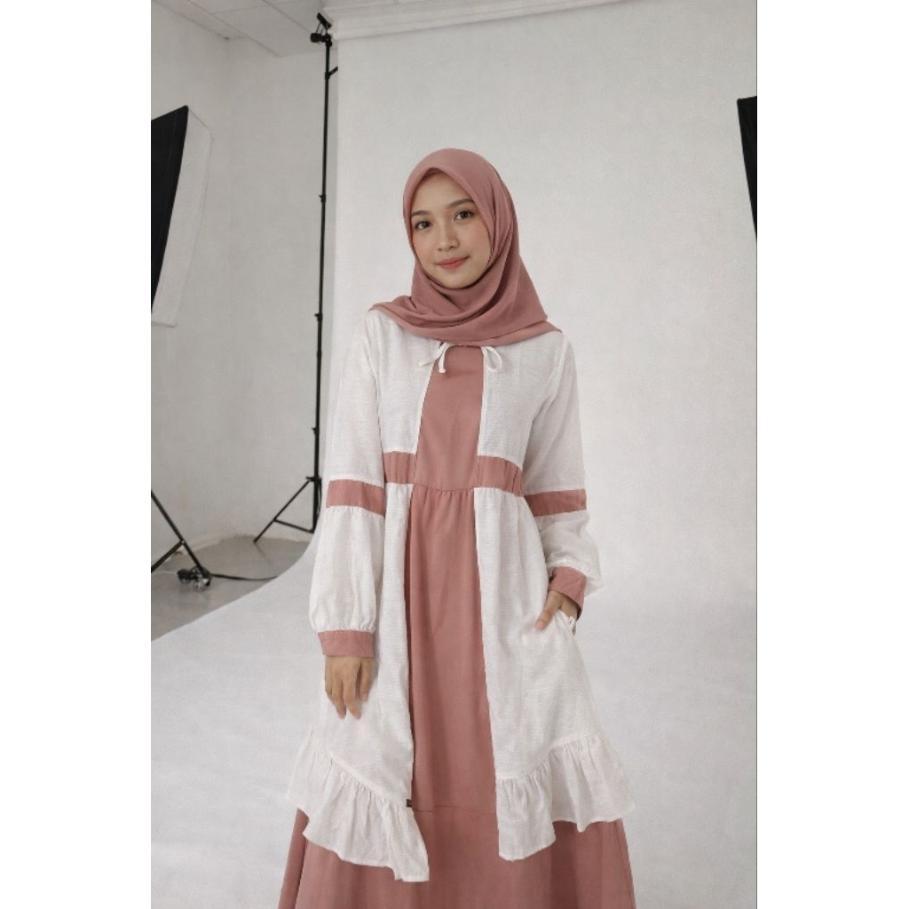 Gamis putih  outer