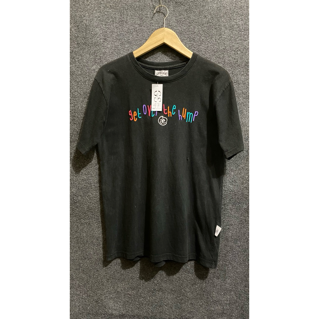 Kaos Ambler Hitam Logo Bordir