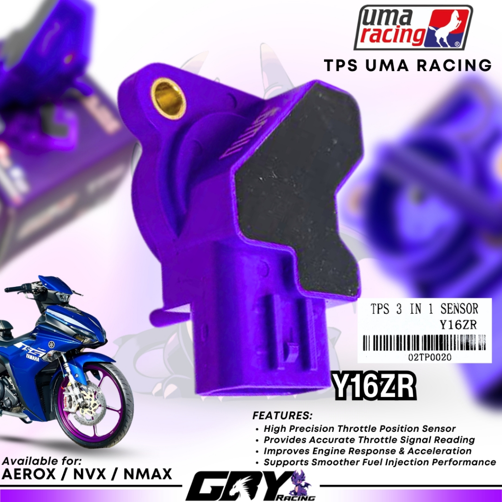 UMA Racing Y16ZR TPS 3in1 Sensor - Throttle Position Sensor TPS Aerox New Nmax Original Uma