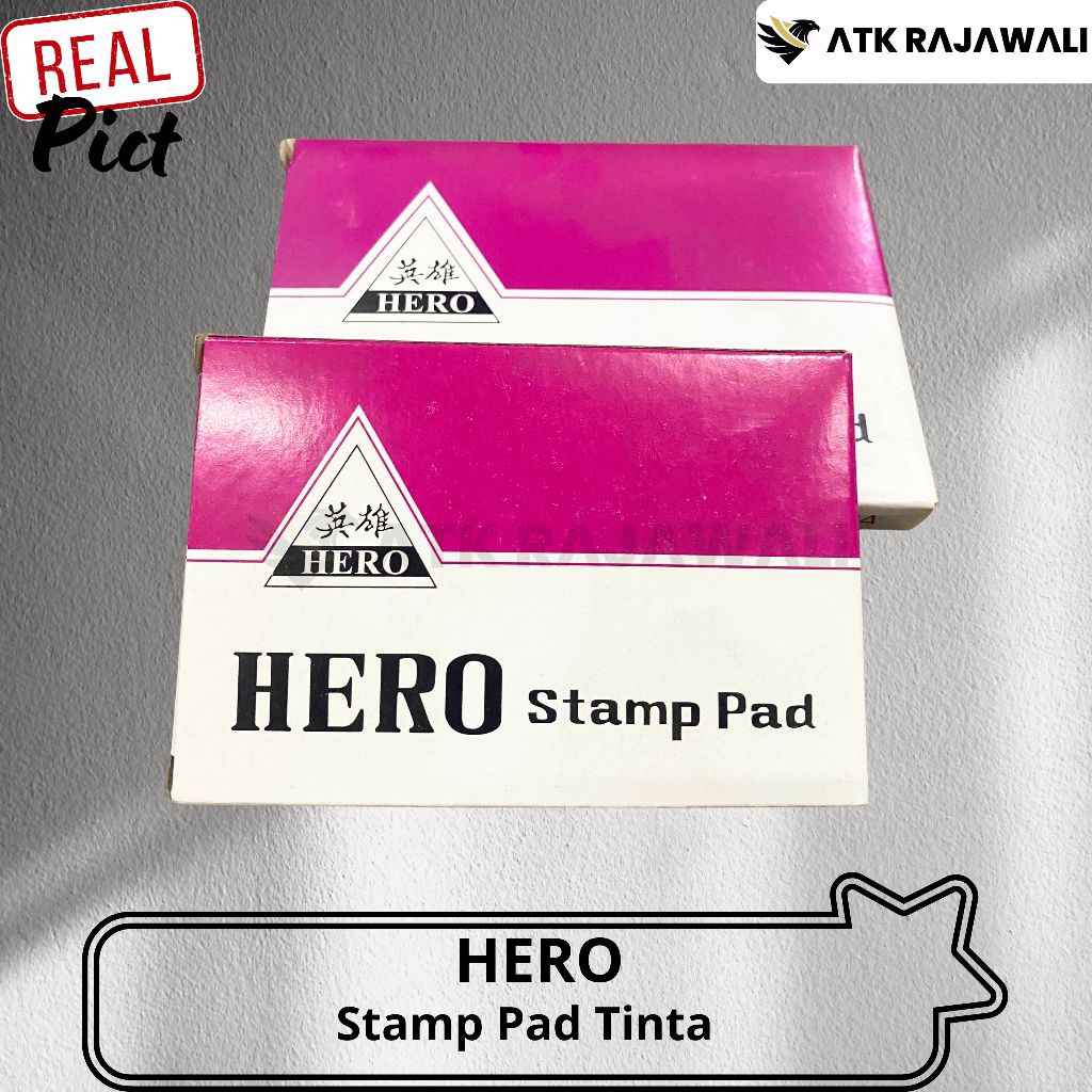 Stamp Pad / Bak Stempel HERO / Bantalan Stempel