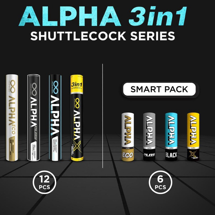 Shuttlecock Alpha 3 in 1 Original